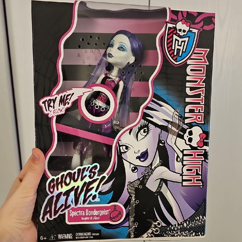 Monster High Spectra Doll with Purple and Black